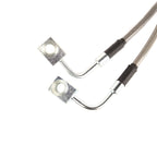 Rugged Ridge Brake Hose Kit Braided Stainless 07-18 Jeep Wrangler Rugged Ridge Brake Line Kits