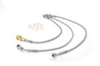 Rugged Ridge Brake Hose Kit SS Drum 93-98 Cherokee(ZJ) Rugged Ridge Brake Line Kits