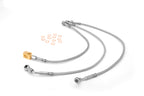 Rugged Ridge Brake Hose Kit SS Drum 93-98 Cherokee(ZJ) Rugged Ridge Brake Line Kits