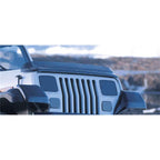 Rugged Ridge Bug Deflector Smoke 87-06 Jeep Wrangler Rugged Ridge Hood Deflectors