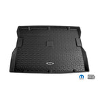 Rugged Ridge Floor Liner Cargo Black 1976-1986 Jeep Logo CJ-7 / 87-95 Jeep Wrangler YJ Rugged Ridge Floor Mats - Rubber