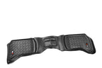 Rugged Ridge Floor Liner Rear Black 2002-2018 Dodge Ram 1500 Quad Cab Rugged Ridge Floor Mats - Rubber