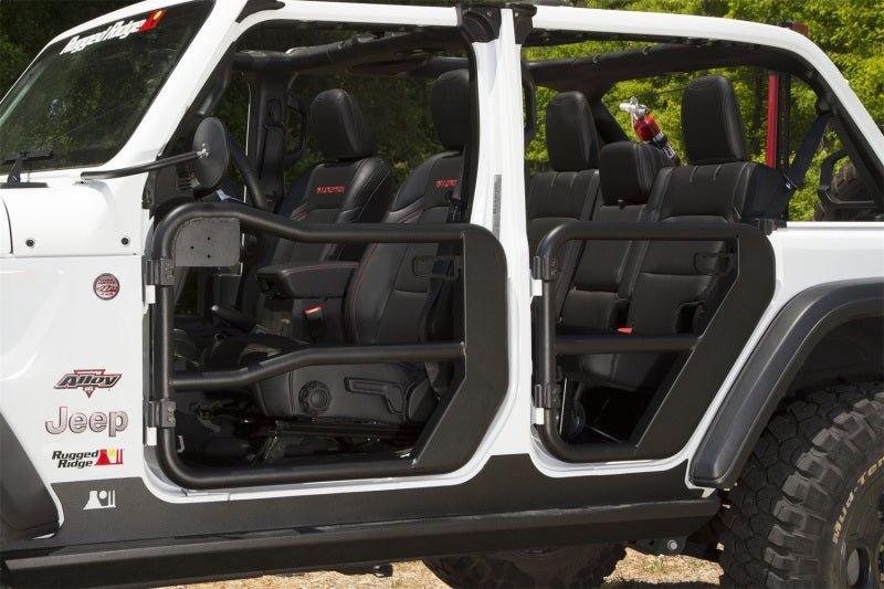 Rugged Ridge Fortis Front Tube Doors 18-20 Jeep JL / 2020 JT Rugged Ridge Doors