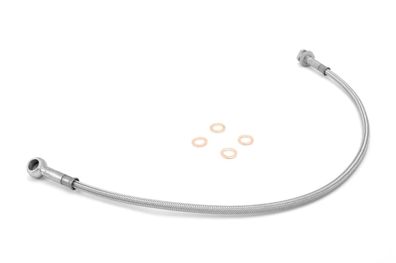 Rugged Ridge Front Brake Hoses Stainless 76-81 CJ5 CJ7 and CJ8 Rugged Ridge Brake Line Kits