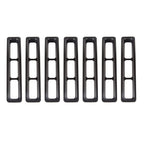 Rugged Ridge Grille Inserts Black 97-06 Jeep Wrangler Rugged Ridge Grilles
