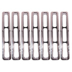 Rugged Ridge Grille Inserts Chrome 87-95 Jeep Wrangler YJ Rugged Ridge Grilles