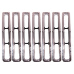 Rugged Ridge Grille Inserts Chrome 87-95 Jeep Wrangler YJ Rugged Ridge Grilles