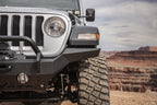 Rugged Ridge HD Bumper Full Width Front 07-18 Jeep Wrangler JK 18-20 Jeep Wrangler JL 2020 JT Rugged Ridge Bumpers - Steel