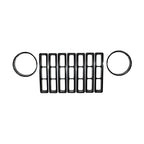 Rugged Ridge Headlight Bezels Black 97-06 Jeep Wrangler Rugged Ridge Light Mounts