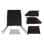 Rugged Ridge Montana Top Bowless Black Diamond 04-06 LJ Rugged Ridge Soft Tops