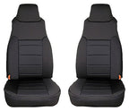 Rugged Ridge Neoprene Front Seat Covers 97-02 Jeep Wrangler TJ Rugged Ridge Seats