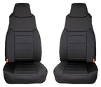 Rugged Ridge Neoprene Front Seat Covers 97-02 Jeep Wrangler TJ Rugged Ridge Seats