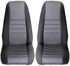 Rugged Ridge Neoprene Front Seat Covers 97-02 Jeep Wrangler TJ Rugged Ridge Seats