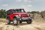 Rugged Ridge Overrider Satin Black 07-18 Jeep Wrangler Rugged Ridge Bumpers - Steel