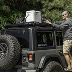 Rugged Ridge Roof Rack with Basket 18-20 Jeep Wrangler JL 4Dr Hardtops Rugged Ridge Roof Rack