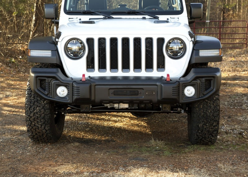 Rugged Ridge Spartacus Front Bumper Black 18-20 Jeep JL/JT Rugged Ridge Bumpers - Steel