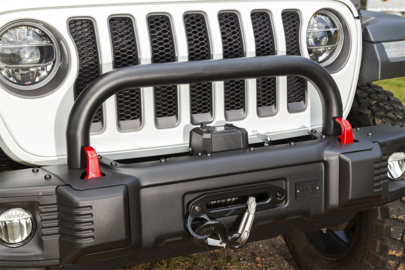 Rugged Ridge Spartacus Front Bumper Overrider 18-20 Jeep Wrangler JL/JT Rugged Ridge Bumpers - Steel