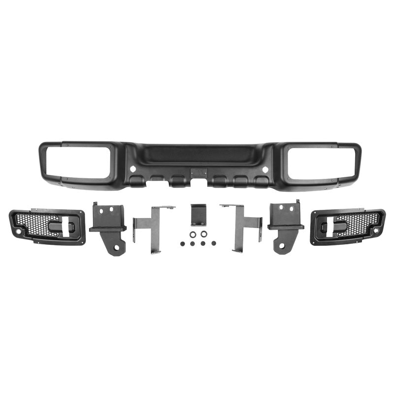 Rugged Ridge Spartacus Rear Bumper Black 18-20 Jeep Wrangler JL Rugged Ridge Bumpers - Steel
