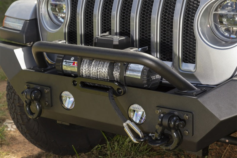 Rugged Ridge Spartan Front Bumper HCE W/Overrider 18-20 Jeep Wrangler JL/JT Rugged Ridge Bumpers - Steel