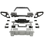 Rugged Ridge Venator Front Bumper W/Overrider & Winch Tray JL Rugged Ridge Bumpers - Steel