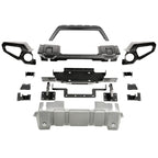 Rugged Ridge Venator Front Bumper W/Overrider & Winch Tray JL Rugged Ridge Bumpers - Steel