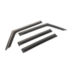 Rugged Ridge Window Visors Matte Black 18-20 Jeep Wrangler JLU/JT Rugged Ridge Wind Deflectors