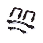 Rugged Ridge Windshield Tie Down Kit Black 55-95 Jeep CJ / Jeep Wrangler Rugged Ridge Tie Rods