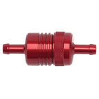 Russell Performance Red Street Fuel Filter (3in Length 1-1/8in diameter 5/16in inlet/outlet)
