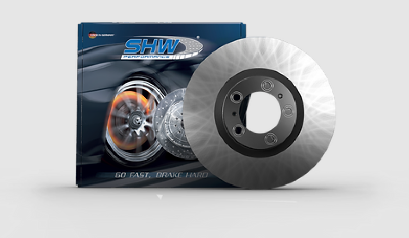 SHW 01-06 BMW M3 3.2L Right Front Smooth Monobloc Brake Rotor SHW Performance Brake Rotors - OE