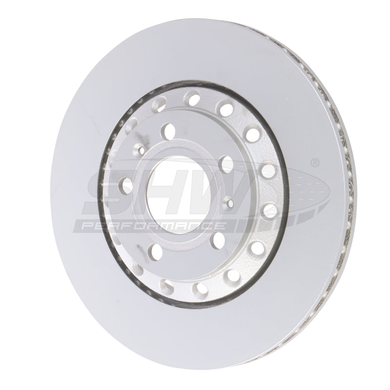 SHW 04-10 Audi A8 Quattro 4.2L Rear Smooth Monobloc Brake Rotor SHW Performance Brake Rotors - OE
