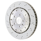 SHW 08-12 Audi R8 4.2L (Excl Ceramic Brakes) Rear Drilled-Dimpled Lightweight Brake Rotor SHW Performance Brake Rotors - Drilled