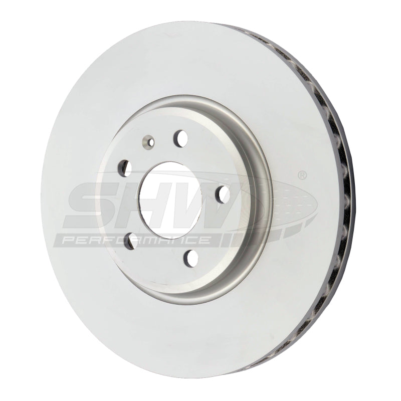 SHW 09-11 Audi A4 2.0L Front Smooth Monobloc Brake Rotor SHW Performance Brake Rotors - OE