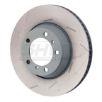 SHW 11-16 Porsche Panamera 4 3.6L w/o Ceramic Brakes Left Rear Slotted Monobloc Brake Rotor SHW Performance Brake Rotors - Slotted