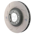 SHW 11-16 Porsche Panamera 4 3.6L w/o Ceramic Brakes Left Front Slotted Monobloc Brake Rotor SHW Performance Brake Rotors - Slotted