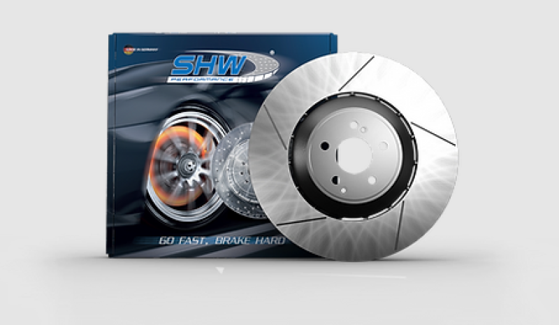 SHW 13-16 Porsche Panamera GTS 4.8L w/o Ceramic Brakes Right Front Slotted Lightweight Brake Rotor SHW Performance Brake Rotors - Slotted