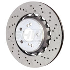 SHW 15-18 BMW M3 3.0L Right Rear Cross-Drilled Lightweight Brake Rotor SHW Performance Brake Rotors - Drilled