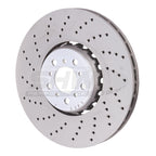 SHW 15-18 BMW X5 M 4.4L Left Front Cross-Drilled Lightweight Brake Rotor SHW Performance Brake Rotors - Drilled