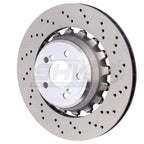 SHW 15-18 BMW X5 M 4.4L Right Rear Cross-Drilled Lightweight Brake Rotor SHW Performance Brake Rotors - Drilled