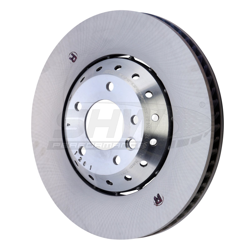 SHW 15-18 Porsche Cayenne GTS 3.6L w/19in Wheel w/o Ceramic Brake Right Front Smooth LW Brake Rotor SHW Performance Brake Rotors - OE