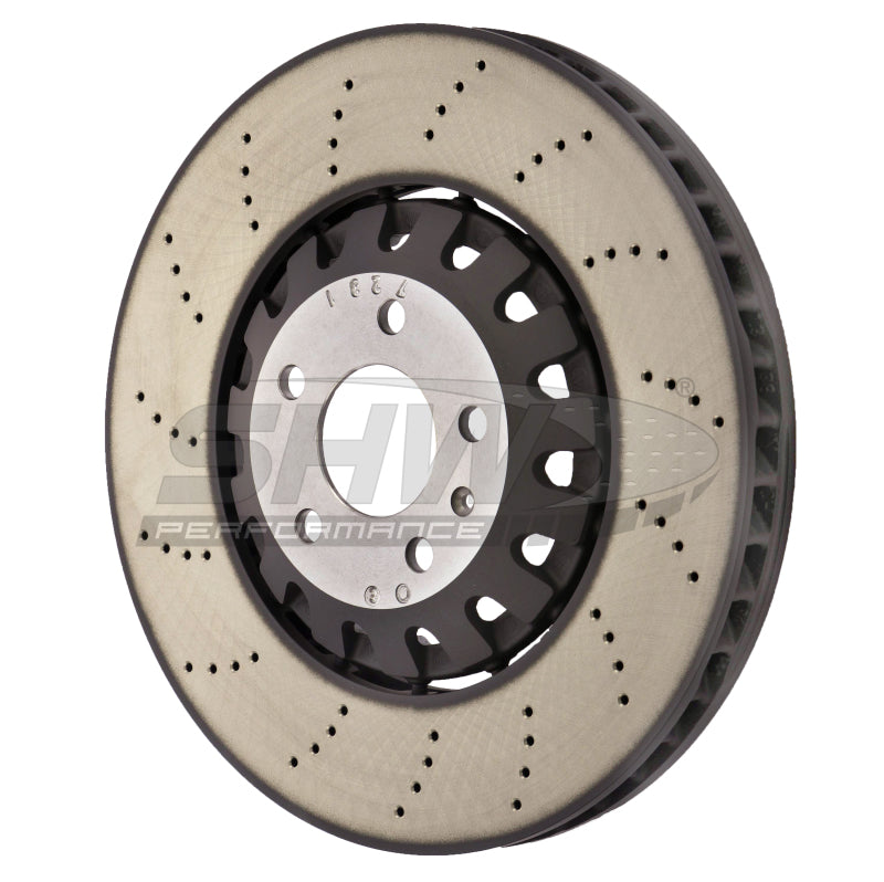 SHW 18-22 Audi RS5 Front Smooth Lightweight Brake Rotor SHW Performance Brake Rotors - OE