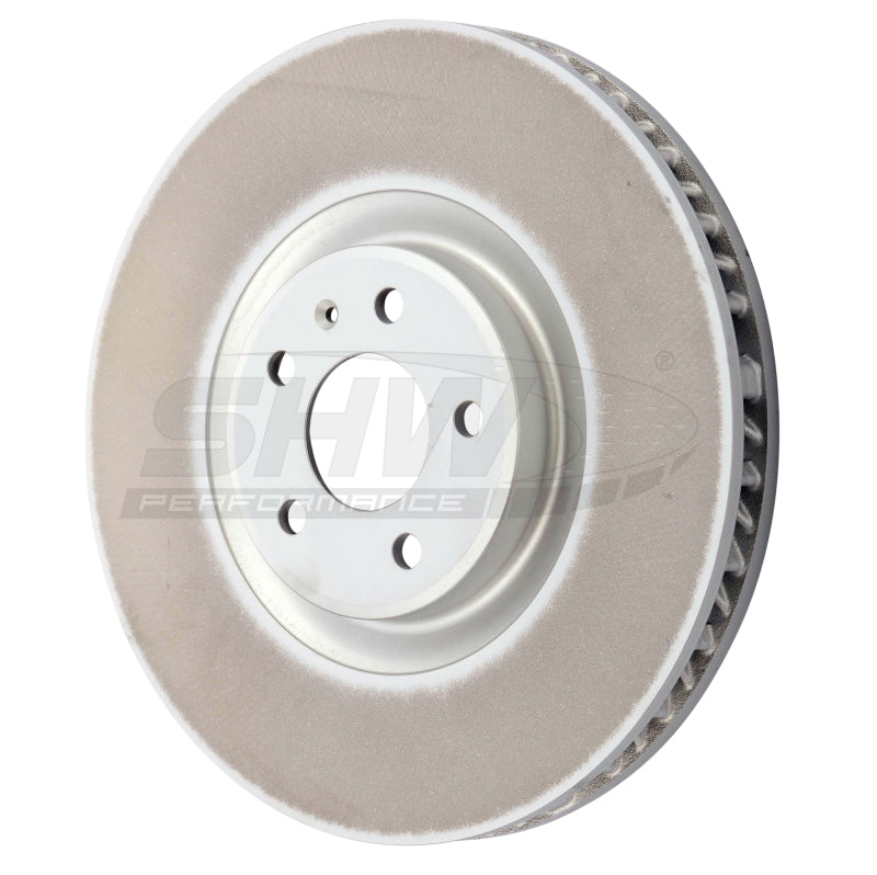 SHW 19-21 Porsche Macan S 3.0L Left Front Smooth Monobloc Brake Rotor SHW Performance Brake Rotors - OE