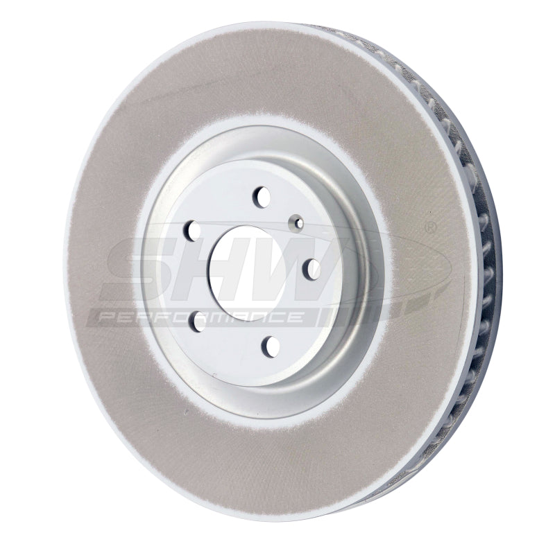 SHW 20-21 Porsche Macan GTS 2.9L Right Front Smooth Monobloc Brake Rotor SHW Performance Brake Rotors - OE