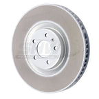 SHW 20-21 Porsche Macan GTS 2.9L Right Front Smooth Monobloc Brake Rotor SHW Performance Brake Rotors - OE
