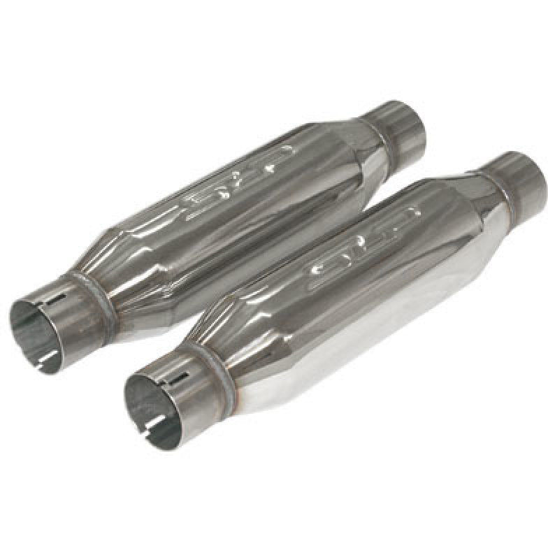 SLP Exhaust LoudMouth 2.5in Inlet / Outlet Bullet-Type Resonator SLP Resonators