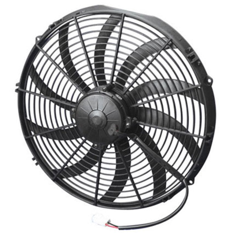 SPAL 1959 CFM 16in High Performance Fan - Push / Curved (VA18-AP71/LL-59S) SPAL Fans & Shrouds