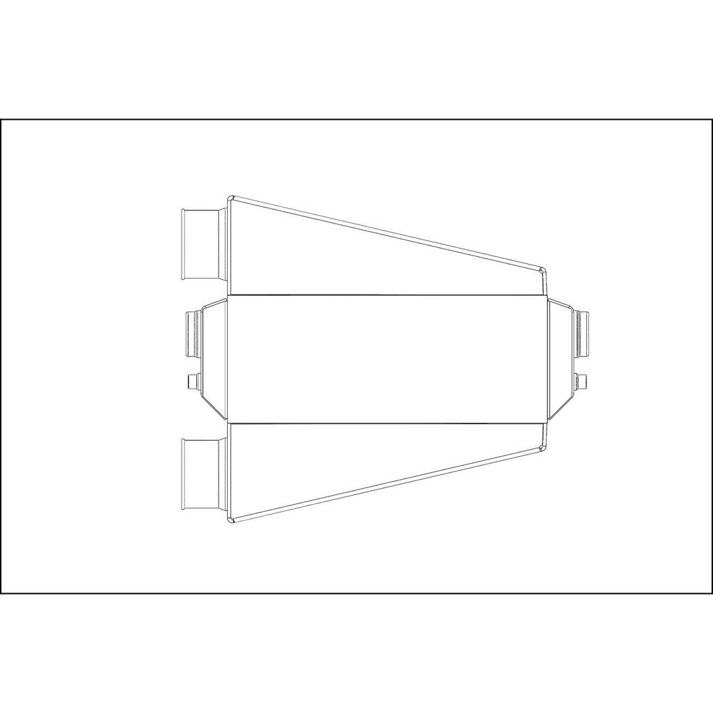 Shearer Fabrications 1000hp Single In/Out Shearer Fabrications Intercooler
