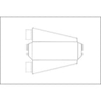 Shearer Fabrications 1000hp Single In/Out Shearer Fabrications Intercooler