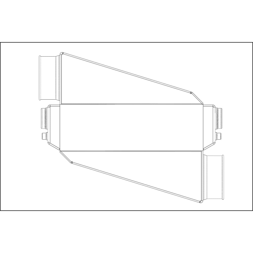 Shearer Fabrications 1500hp Single In/Out Shearer Fabrications Intercooler