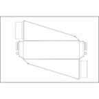 Shearer Fabrications 1500hp Single In/Out Shearer Fabrications Intercooler