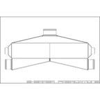 Shearer Fabrications 2000hp, Dual In, Single Out Shearer Fabrications Intercooler